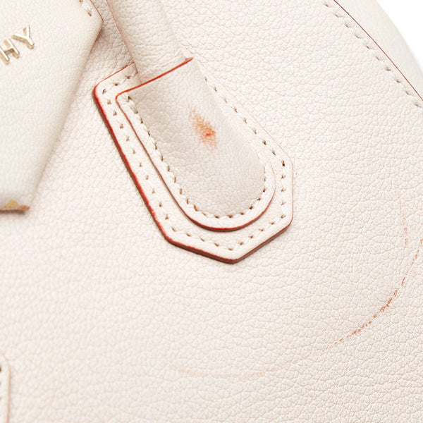ジバンシー アンティゴナ ホワイト レザー ハンドバッグ ショルダーバッグ 2WAY レディース Givenchy 【中古】