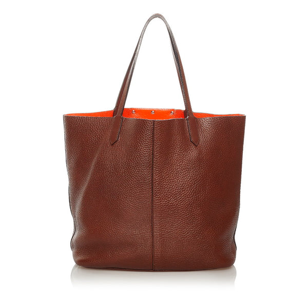 ジバンシー ブラウン レザー トートバッグ レディース Givenchy 【中古】