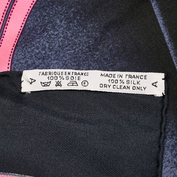 エルメス カレ90 GRANDE TENUE  馬の礼装 ブラック マルチ シルク スカーフ レディース HERMES 【中古】