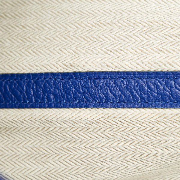エルメス ガーデンパーティ36 ヴォーカントリー ブルー ネゴンダ トートバッグ レディース HERMES C刻印 【中古】