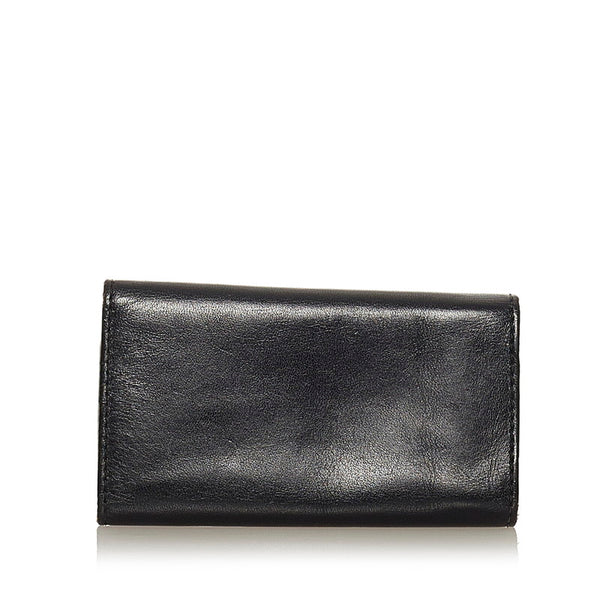 ロエベ アナグラム キーケース ブラック レザー レディース LOEWE 【中古】