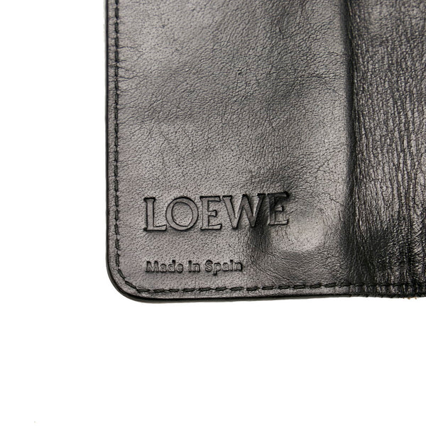 ロエベ アナグラム キーケース ブラック レザー レディース LOEWE 【中古】