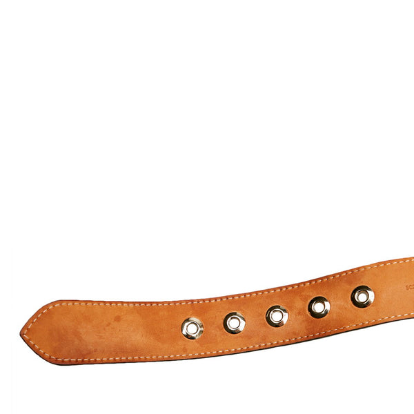 ルイ ヴィトン モノグラム サンチュール グレー キャンバス チタニウム ベルト メンズ LOUIS VUITTON 【中古】