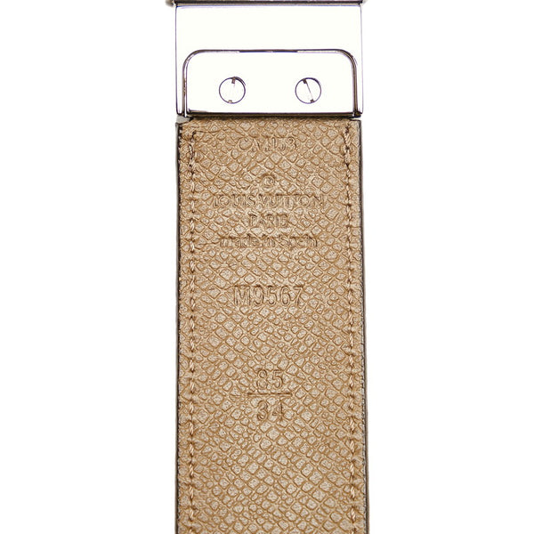 ルイ ヴィトン タイガ M9567U ブラウン レザー ベルト メンズ LOUIS VUITTON 【中古】