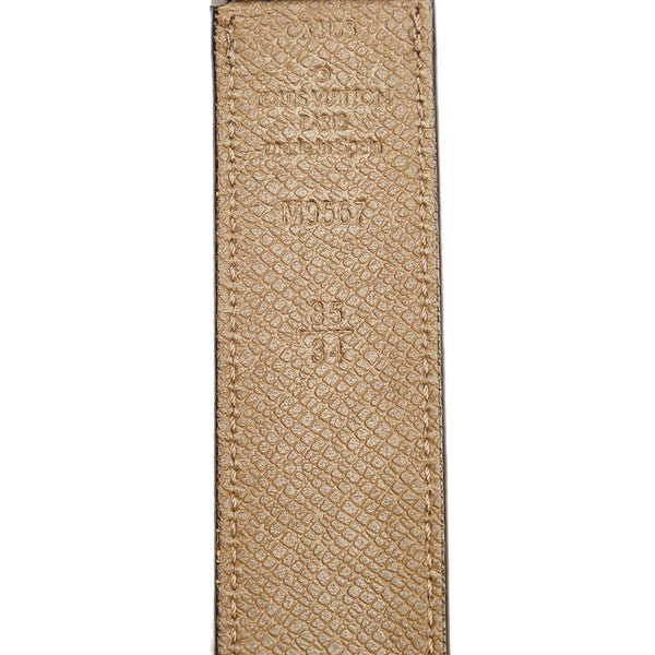 ルイ ヴィトン タイガ M9567U ブラウン レザー ベルト メンズ LOUIS VUITTON 【中古】