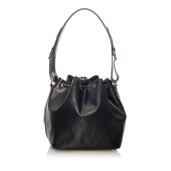 ルイ ヴィトン エピ プチ・ノエ M59012 ブラック レザー ショルダーバッグ レディース LOUIS VUITTON 【中古】
