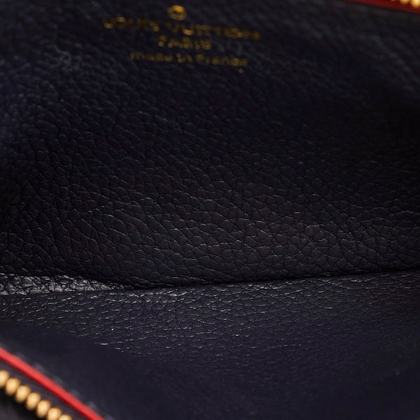 ルイ ヴィトン モノグラム アンプラント ポルト カルト レクト ヴェルソ M69420 ネイビー レザー コインケース レディース LOUIS VUITTON 【中古】