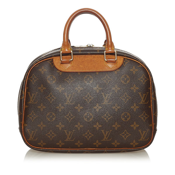 ルイ ヴィトン モノグラム トゥルービル ハンドバッグ M42228 ブラウン PVC レザー レディース LOUIS VUITTON 【中古】