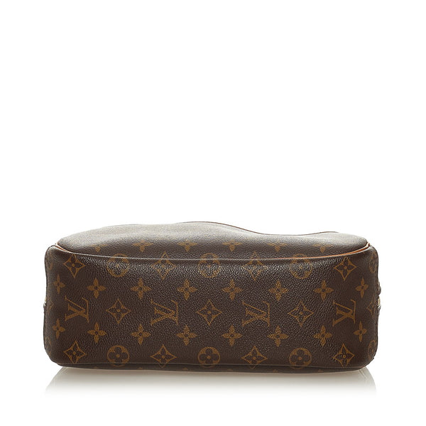 ルイ ヴィトン モノグラム トゥルービル ハンドバッグ M42228 ブラウン PVC レザー レディース LOUIS VUITTON 【中古】