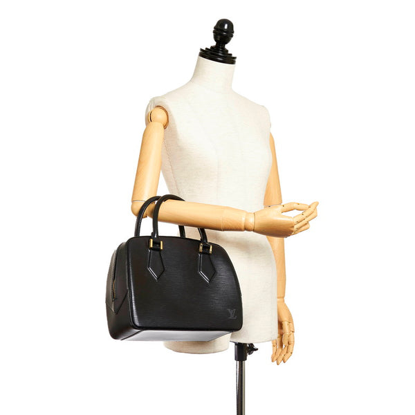 ルイ ヴィトン エピ サブロン M52042 ブラック レザー ハンドバッグ レディース LOUIS VUITTON 【中古】