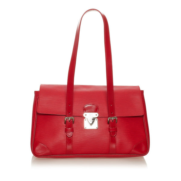 ルイ ヴィトン エピ セギュールMM M5886E レッド レザー ハンドバッグ レディース LOUIS VUITTON 【中古】
