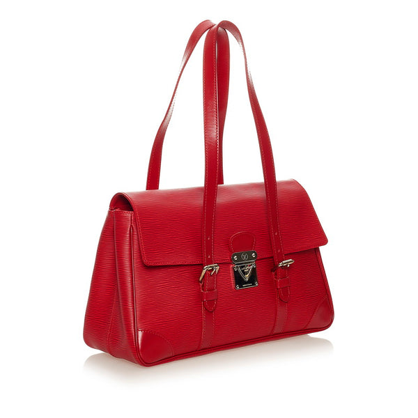 ルイ ヴィトン エピ セギュールMM M5886E レッド レザー ハンドバッグ レディース LOUIS VUITTON 【中古】