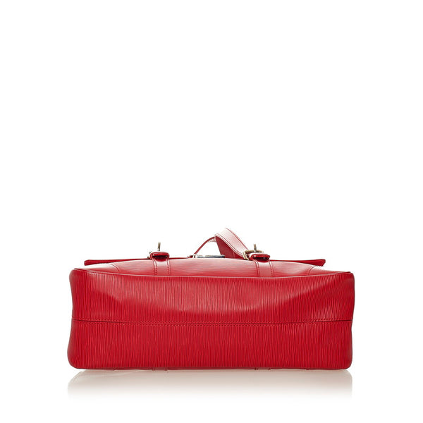 ルイ ヴィトン エピ セギュールMM M5886E レッド レザー ハンドバッグ レディース LOUIS VUITTON 【中古】