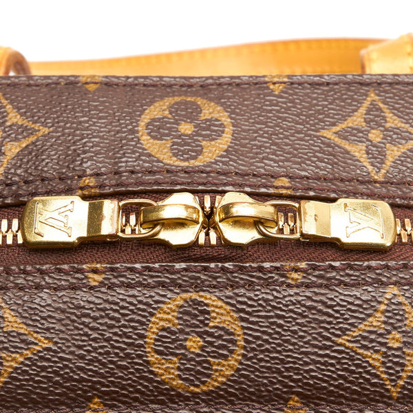 ルイ ヴィトン モノグラム スポンティーニ M47500 ブラウン PVC レザー ハンドバッグ ショルダーバッグ 2WAY レディース LOUIS VUITTON 【中古】