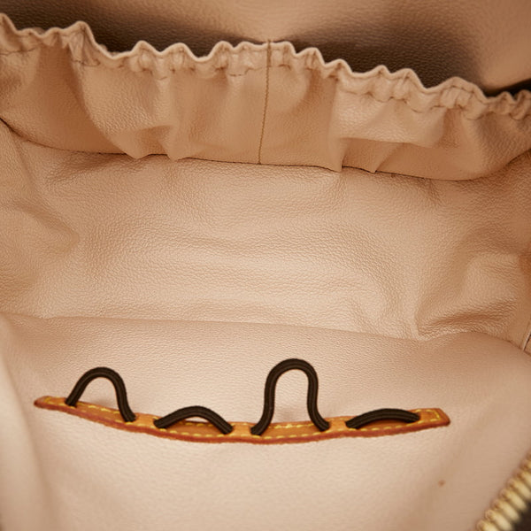 ルイ ヴィトン モノグラム スポンティーニ M47500 ブラウン PVC レザー ハンドバッグ ショルダーバッグ 2WAY レディース LOUIS VUITTON 【中古】