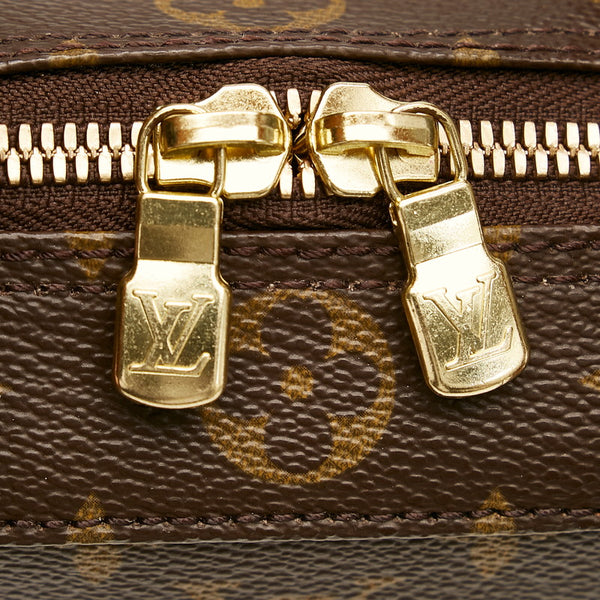 ルイ ヴィトン モノグラム スポンティーニ M47500 ブラウン PVC レザー ハンドバッグ ショルダーバッグ 2WAY レディース LOUIS VUITTON 【中古】