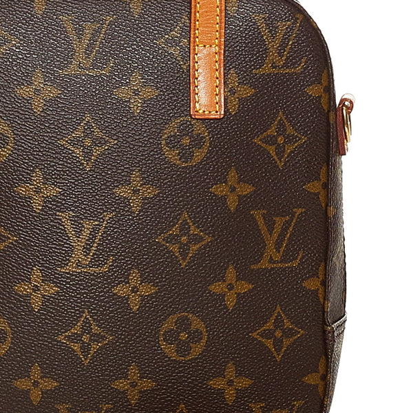 ルイ ヴィトン モノグラム スポンティーニ M47500 ブラウン PVC レザー ハンドバッグ ショルダーバッグ 2WAY レディース LOUIS VUITTON 【中古】