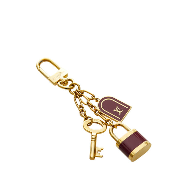ルイ ヴィトン ゴールド メッキ キーホルダー レディース LOUIS VUITTON 【中古】