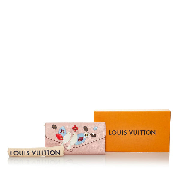 ルイ ヴィトン エピ ポルトフォイユ サラ M62608 ピンク レザー 長財布 レディース LOUIS VUITTON 【中古】