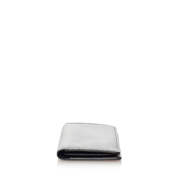ルイ ヴィトン モノグラム エクリプス ポルトフォイユブラザ M61697 ブラック グレー PVC レザー 長財布 メンズ LOUIS VUITTON 【中古】