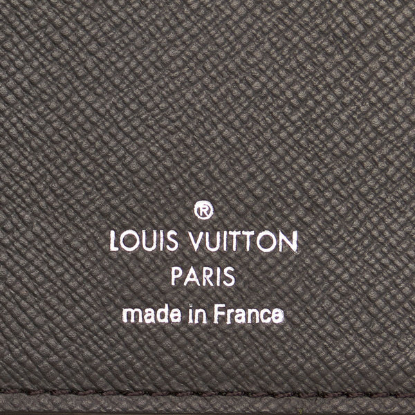ルイ ヴィトン モノグラム エクリプス ポルトフォイユブラザ M61697 ブラック グレー PVC レザー 長財布 メンズ LOUIS VUITTON 【中古】