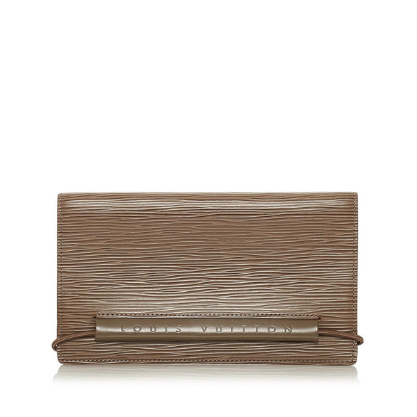 ルイ ヴィトン エピ アジェンダ・オリゾンタル R2018C ベージュ レザー パスポートケース レディース LOUIS VUITTON 【中古】