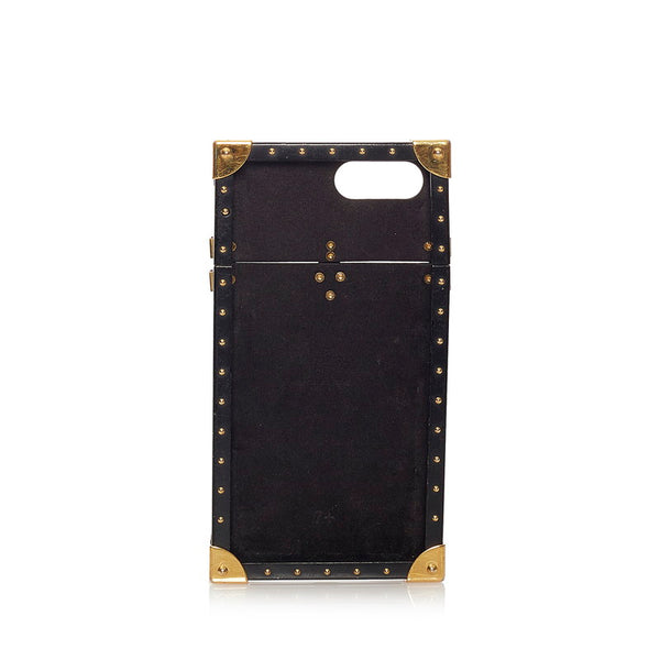 ルイ ヴィトン モノグラム アイトランク iphone7+ M64479 ブラウン PVC iPhoneケース レディース LOUIS VUITTON 【中古】