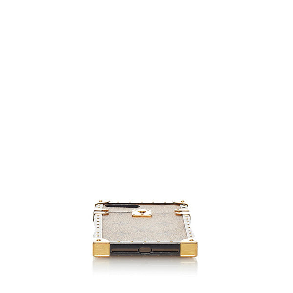 ルイ ヴィトン モノグラム アイトランク iphone7+ M64479 ブラウン PVC iPhoneケース レディース LOUIS VUITTON 【中古】