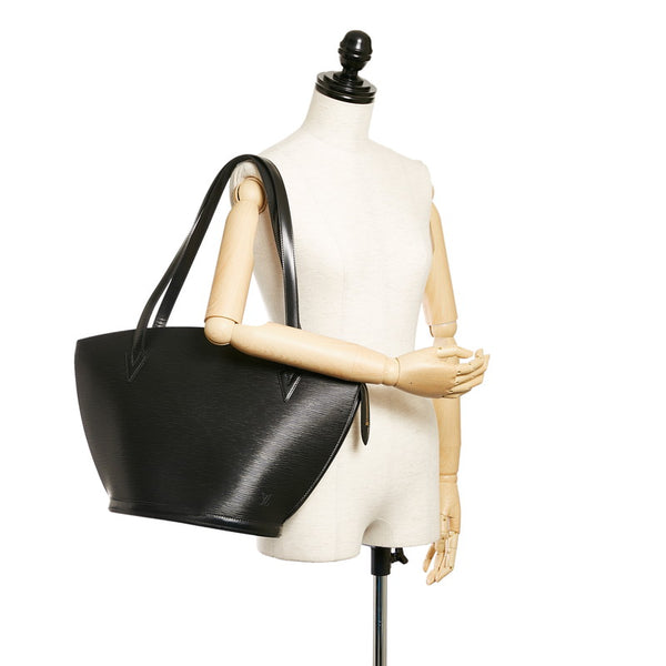 ルイ ヴィトン エピ サンジャック M52272 ブラック レザー ショルダーバッグ レディース LOUIS VUITTON 【中古】