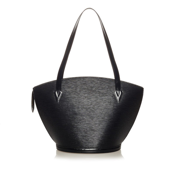ルイ ヴィトン エピ サンジャック M52272 ブラック レザー ショルダーバッグ レディース LOUIS VUITTON 【中古】