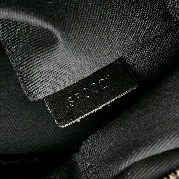 ルイ ヴィトン タイガ リポーター M30152 ブラック レザー ショルダーバッグ レディース LOUIS VUITTON 【中古】