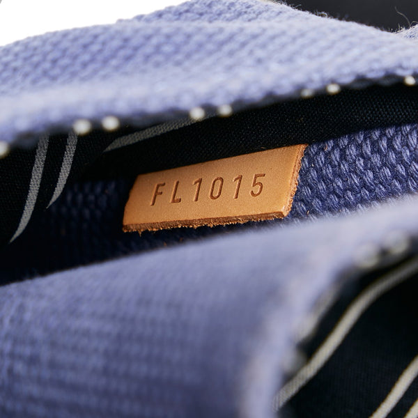 ルイ ヴィトン アンティグア ブザスPM パープル キャンバス ショルダーバッグ レディース LOUIS VUITTON 【中古】