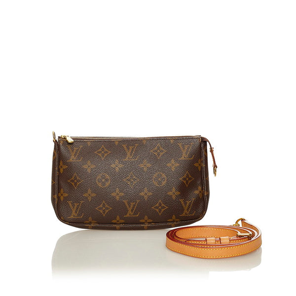 ルイ ヴィトン モノグラム アクセソワール M51980 ブラウン PVC レザー 斜め掛け ショルダーバッグ レディース LOUIS VUITTON 【中古】