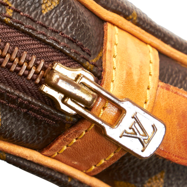 ルイ ヴィトン モノグラム マルリー ショルダーバッグ M51828 ブラウン PVC レザー レディース LOUIS VUITTON 【中古】