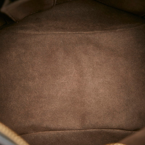 ルイ ヴィトン マヒナ XS  M95972 ショコラ ブラウン レザー 斜め掛け ショルダーバッグ レディース LOUIS VUITTON 【中古】