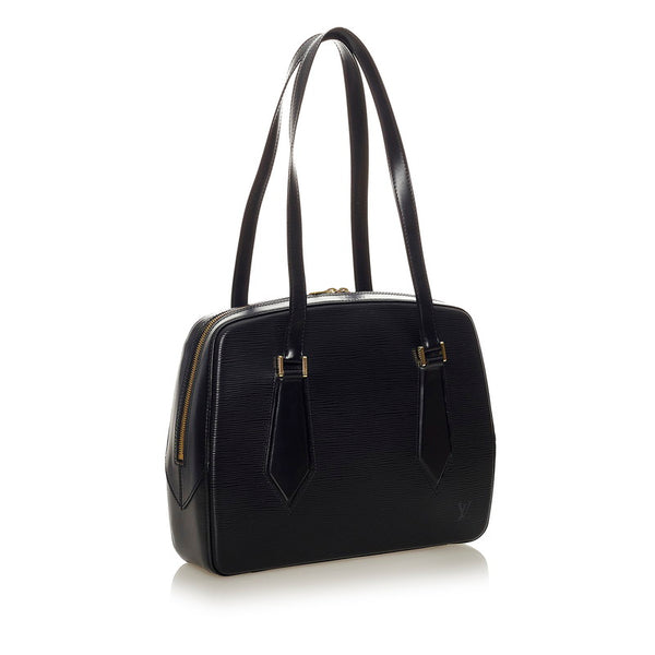 ルイ ヴィトン エピ ヴォルテール M52432 ブラック レザー ショルダーバッグ レディース LOUIS VUITTON 【中古】