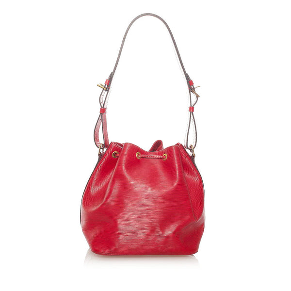 ルイ ヴィトン エピ プチノエ ショルダーバッグ M44107 レッド レザー レディース LOUIS VUITTON 【中古】