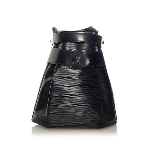 ルイ ヴィトン エピ サックデポール M80157 ブラック レザー ショルダーバッグ レディース LOUIS VUITTON 【中古】