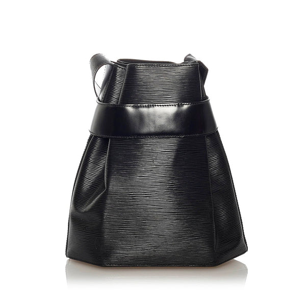 ルイ ヴィトン エピ サックデポール M80157 ブラック レザー ショルダーバッグ レディース LOUIS VUITTON 【中古】