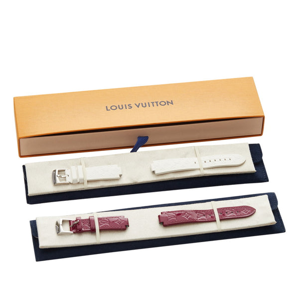 ルイ ヴィトン タンブール 8Pダイヤ 腕時計 Q13MJ クオーツ シルバー文字盤 ステンレススチール レディース LOUIS VUITTON 【中古】