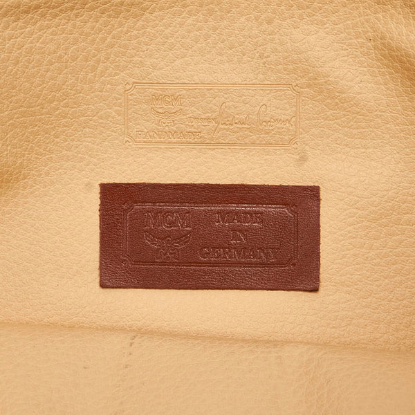 エム シー エム ヴィセトス セカンドバッグ ブラウン PVC メンズ MCM 【中古】