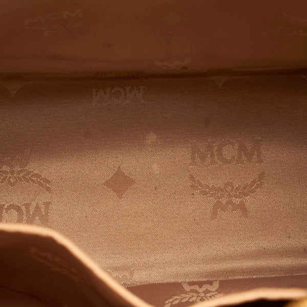 エム シー エム ヴィセトス リュック バックパック ベージュ PVC レディース MCM 【中古】