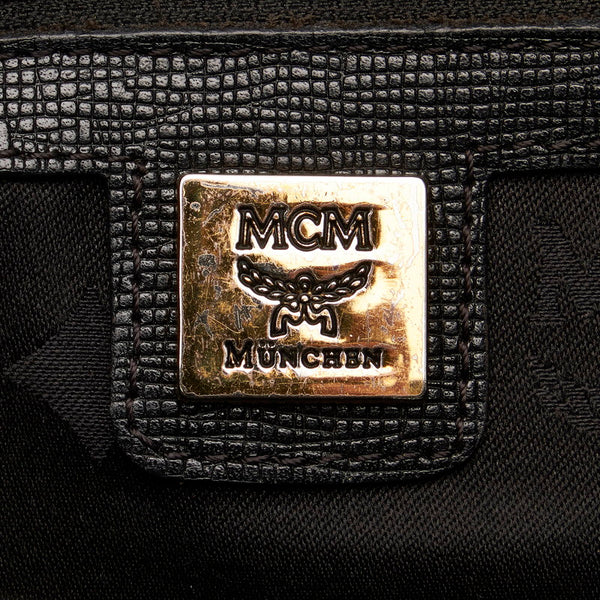 エム シー エム ハンドバッグ ブラック レザー レディース MCM 【中古】