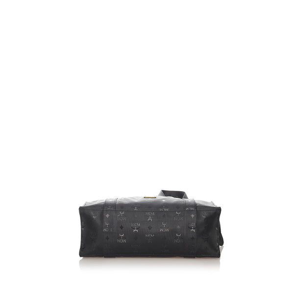 エム シー エム トートバッグ ブラック PVC レディース MCM 【中古】