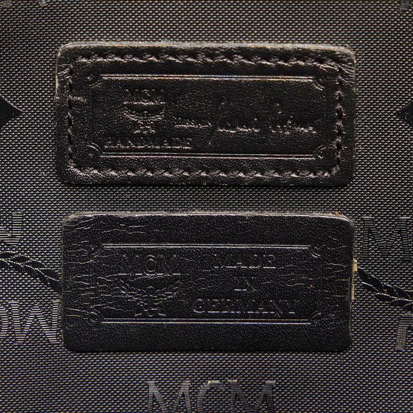 エム シー エム トートバッグ ブラック PVC レディース MCM 【中古】