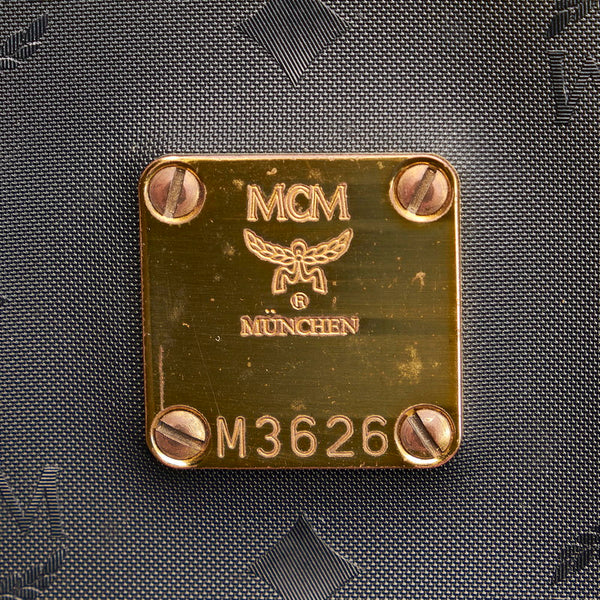 エム シー エム トートバッグ ブラック PVC レディース MCM 【中古】