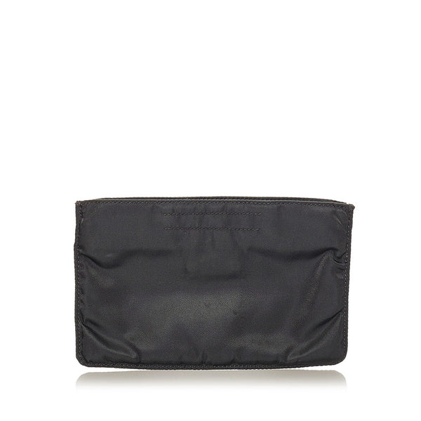 プラダ グレー ナイロン ポーチ レディース PRADA 【中古】