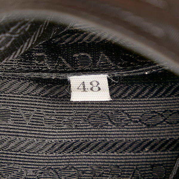 プラダ グレー ナイロン ポーチ レディース PRADA 【中古】