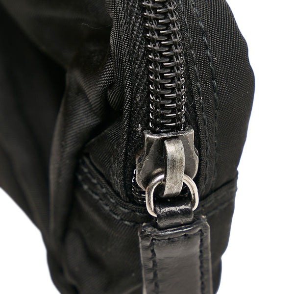 プラダ ブラック ナイロン ポーチ レディース PRADA 【中古】