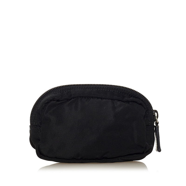 プラダ ブラック ナイロン ポーチ レディース PRADA 【中古】